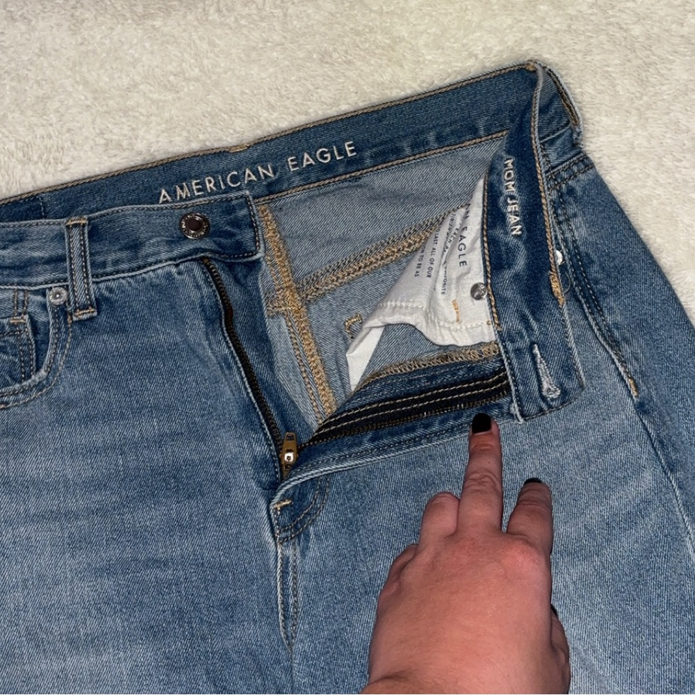 American Eagle Ripped Mom Jeans - Picture 6 of 14